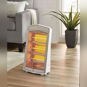 Room‎ heater1500W Ultra Quiet Infrared Quartz  Heater, White